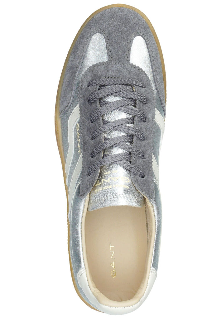 GANT Sneaker Leder/Textil Silber/Weiß