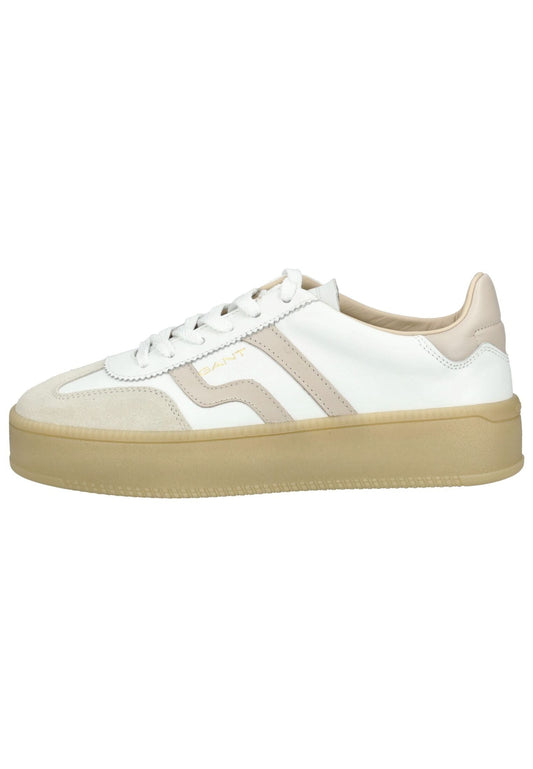 GANT Sneaker Leder Weiß/Beige