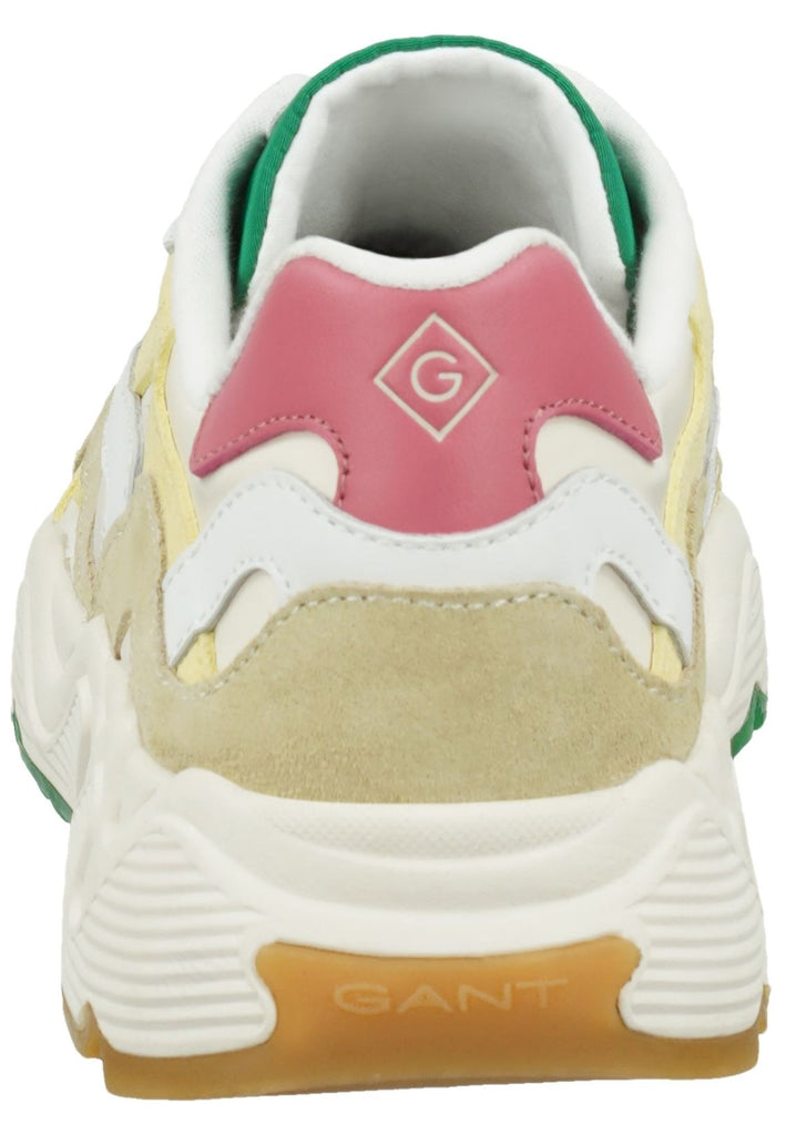 GANT Sneaker Leder Weiß/Gelb