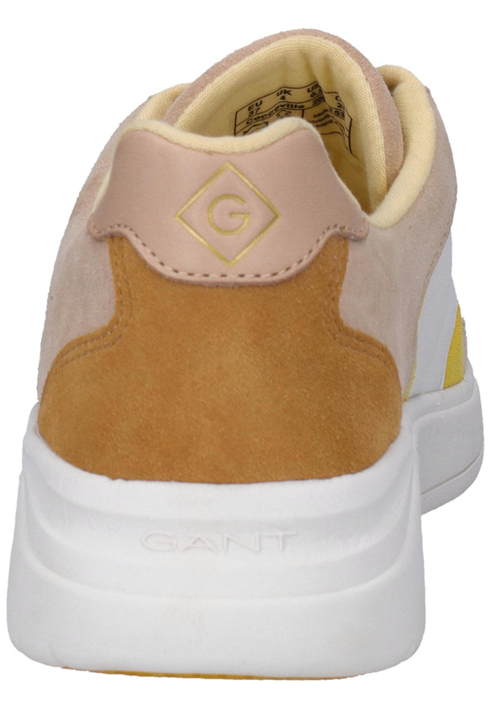 GANT Sneaker Leder Weiß/Gelb