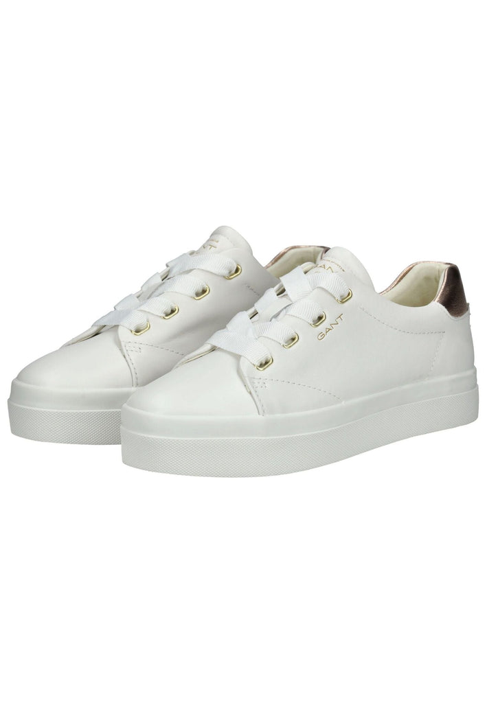GANT Sneaker Leder Weiß/Gold