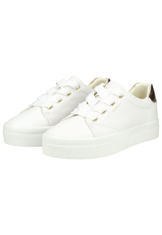 GANT Sneaker Leder Weiß/Gold