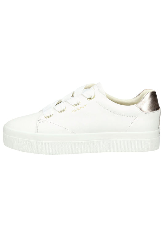 GANT Sneaker Leder Weiß/Gold