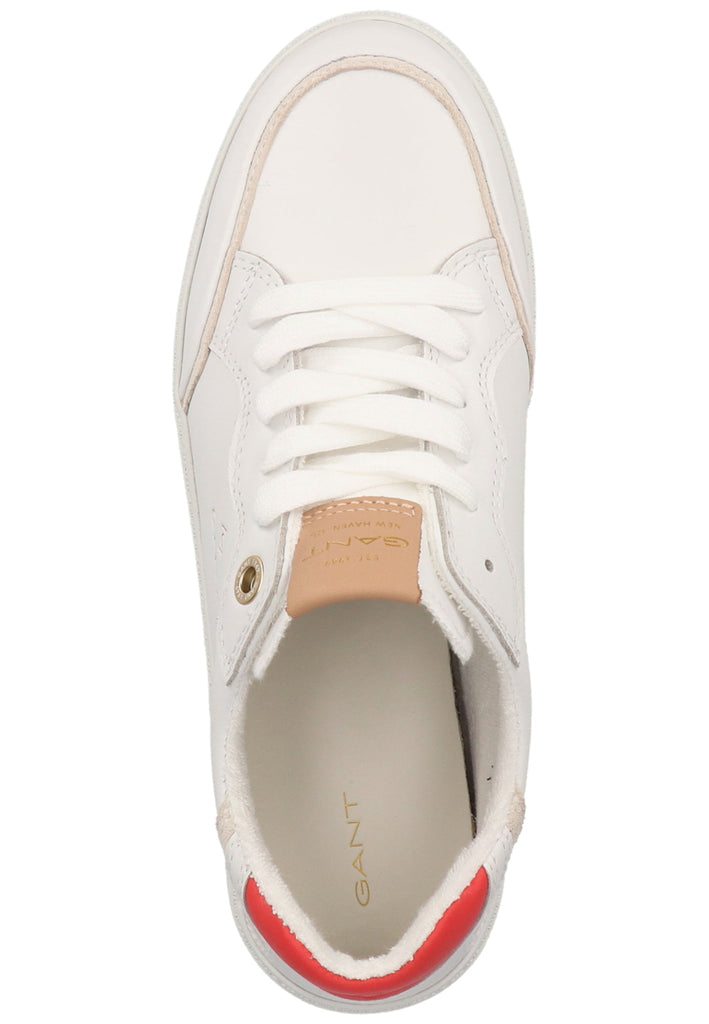 GANT Sneaker Leder Weiß/Rot
