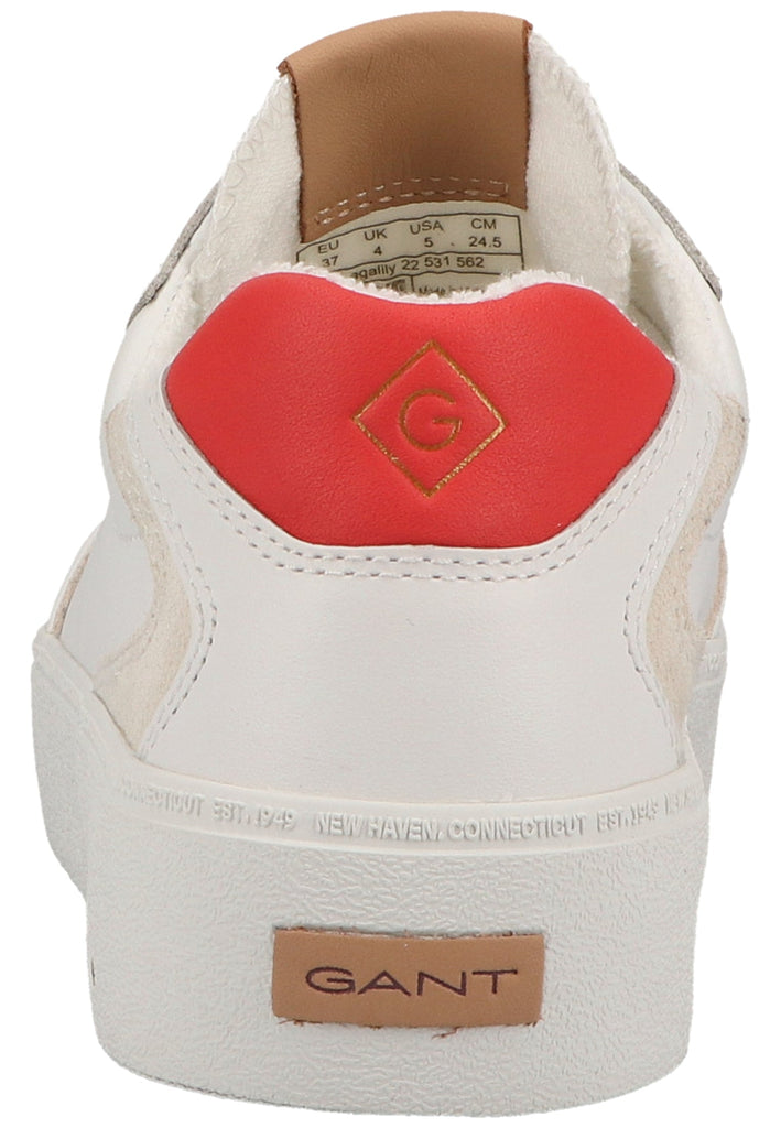 GANT Sneaker Leder Weiß/Rot