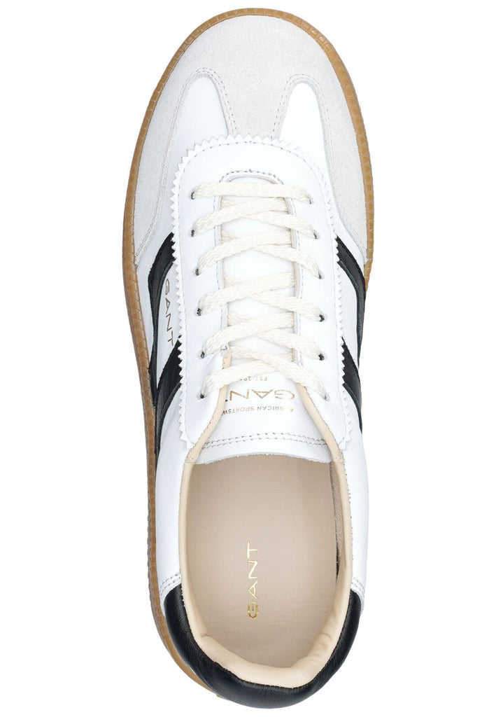 GANT Sneaker Leder Weiß/Schwarz