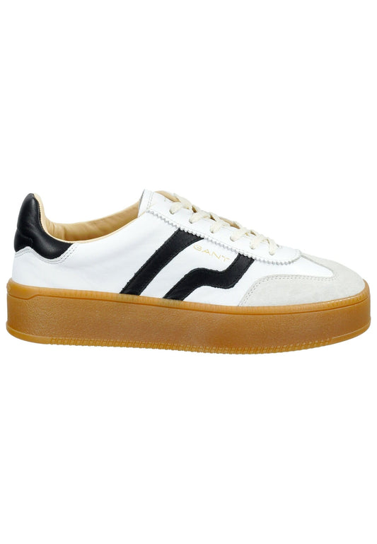 GANT Sneaker Leder Weiß/Schwarz