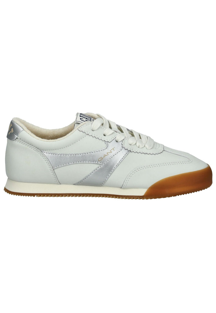 GANT Sneaker Leder Weiß/Silber