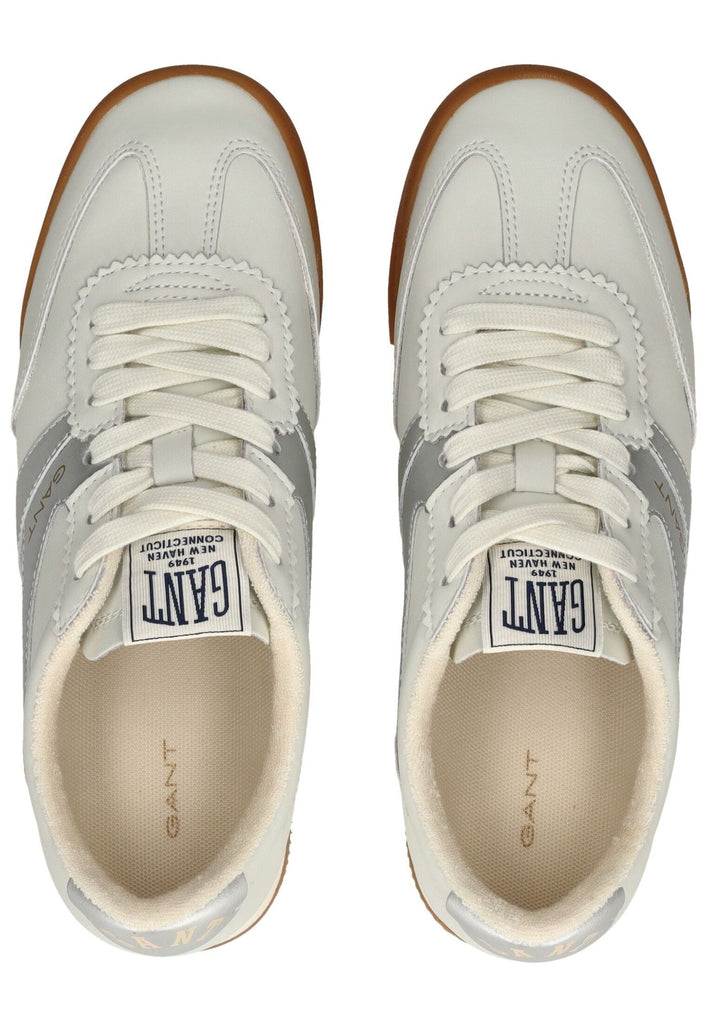 GANT Sneaker Leder Weiß/Silber