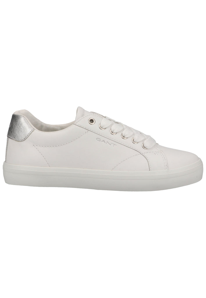 GANT Sneaker Leder Weiß/Silber