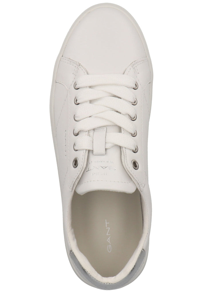 GANT Sneaker Leder Weiß/Silber