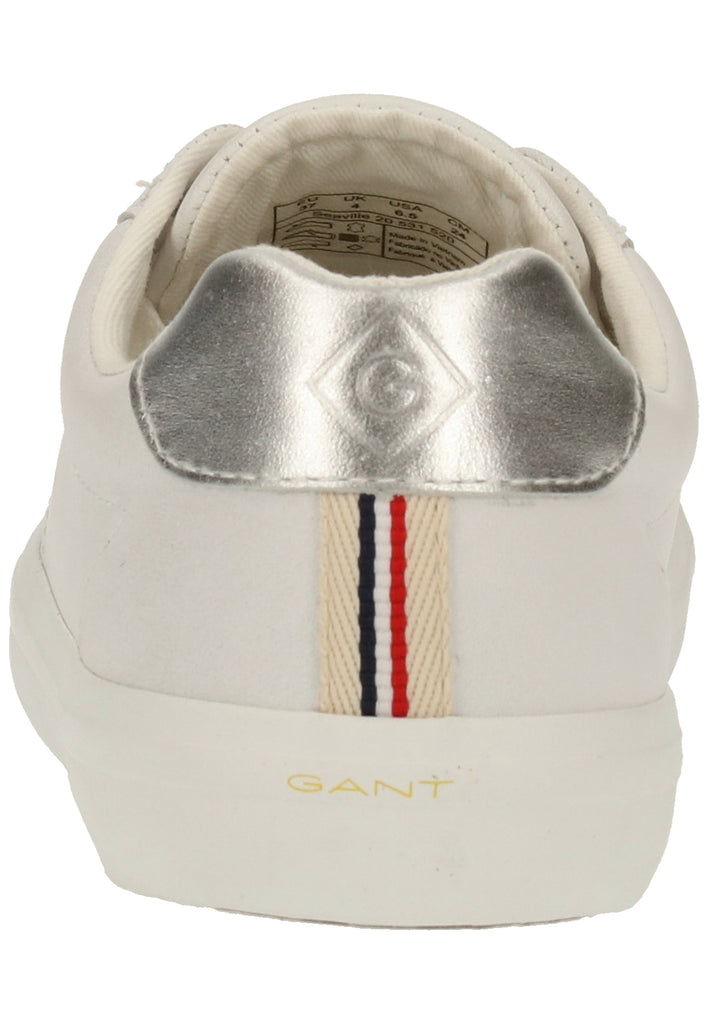 GANT Sneaker Leder Weiß/Silber
