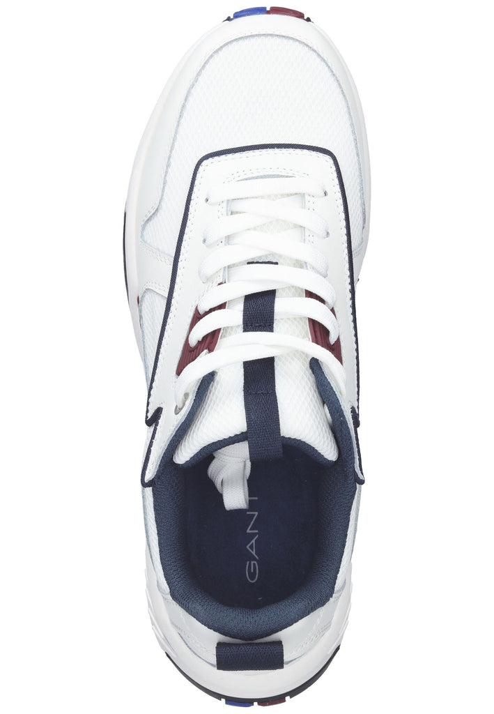 GANT Sneaker Lederimitat/Mesh Weiß/Rot