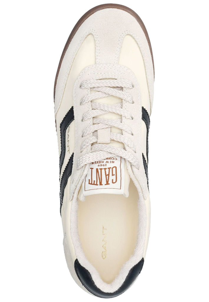 GANT Sneaker Lederimitat/Textil Beige/Schwarz