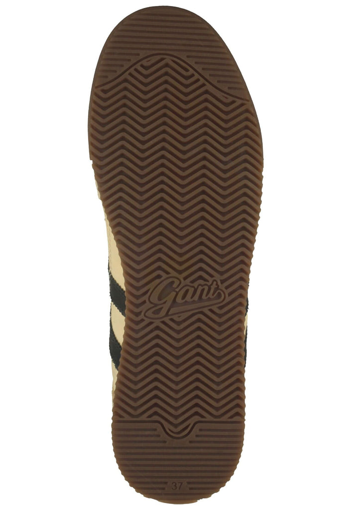 GANT Sneaker Lederimitat/Textil Beige/Schwarz