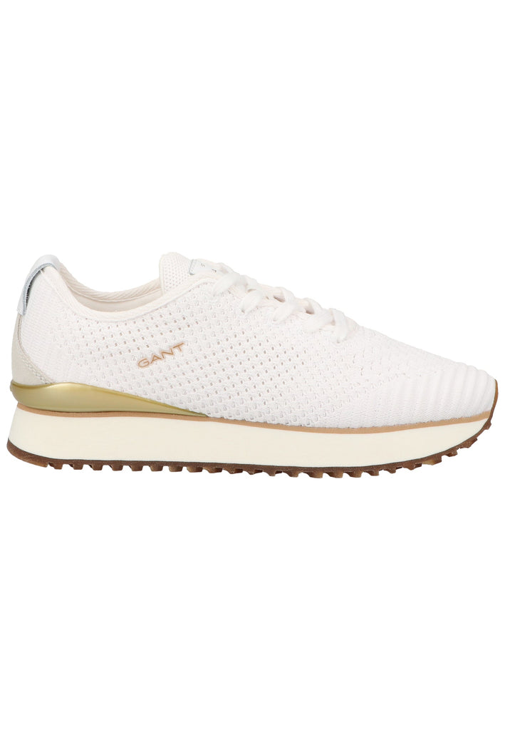 GANT Sneaker Lederimitat/Textil Weiß