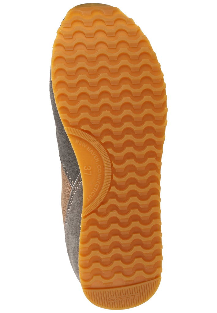 GANT Sneaker Nubukleder/Textil Grau/Braun