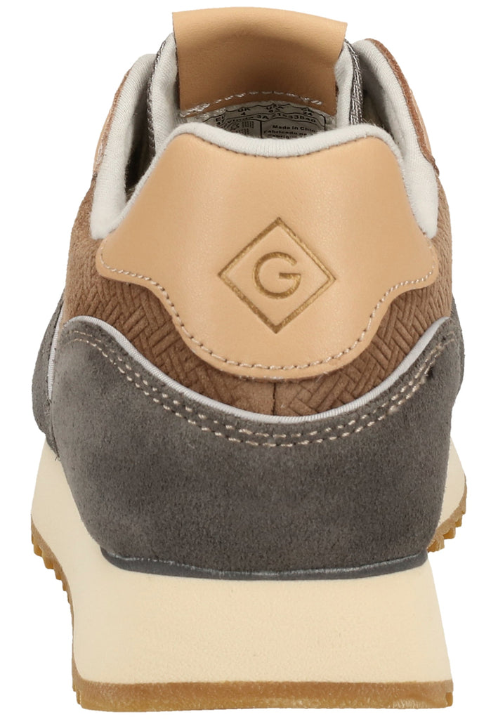 GANT Sneaker Nubukleder/Textil Grau/Braun