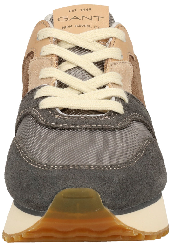 GANT Sneaker Nubukleder/Textil Grau/Braun
