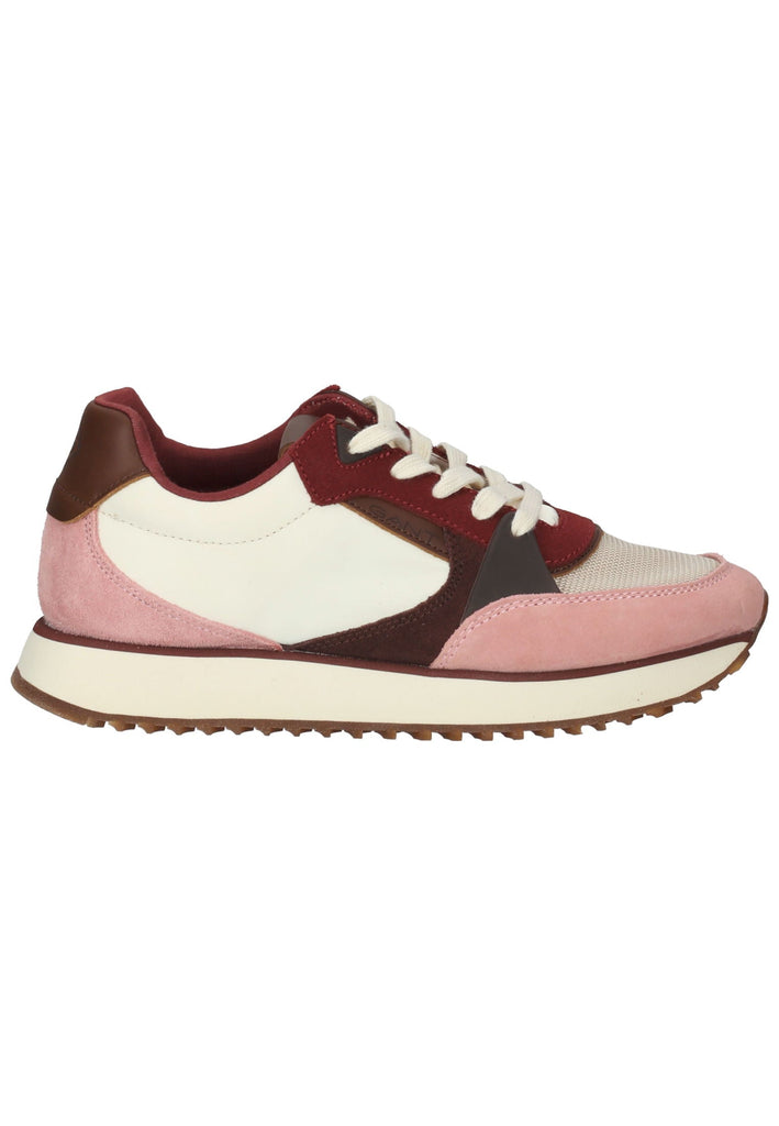 GANT Sneaker Nubukleder/Textil Rosa/Weiß