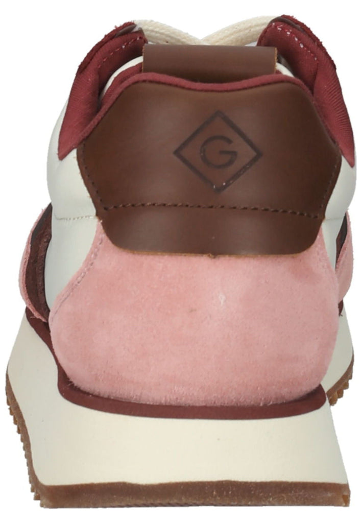 GANT Sneaker Nubukleder/Textil Rosa/Weiß