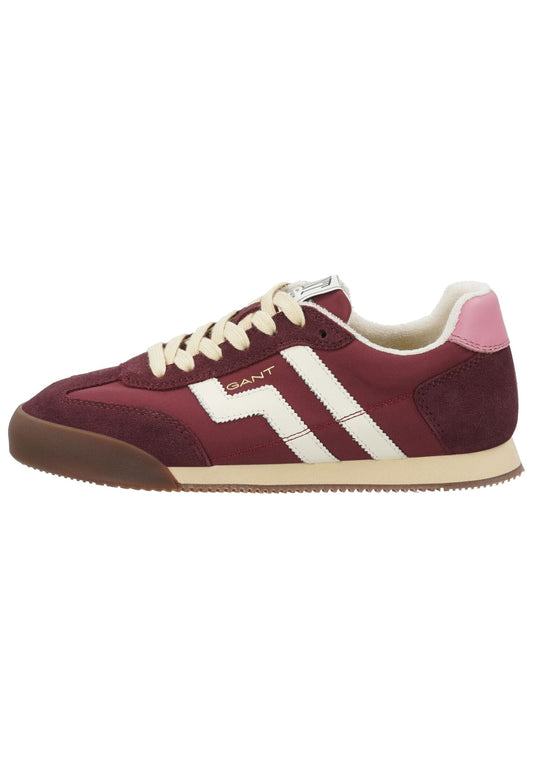 GANT Sneaker Nubukleder/Textil Rot/Pink
