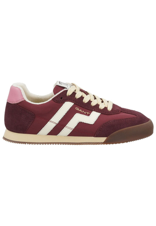 GANT Sneaker Nubukleder/Textil Rot/Pink