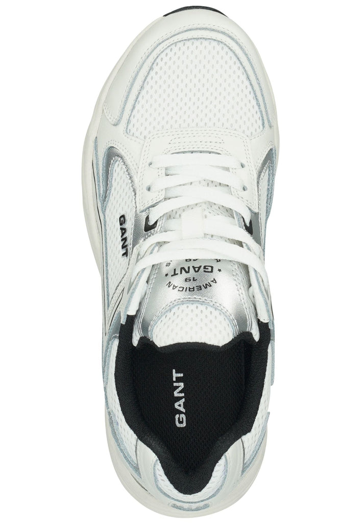 GANT Sneaker Textil Weiß/Schwarz