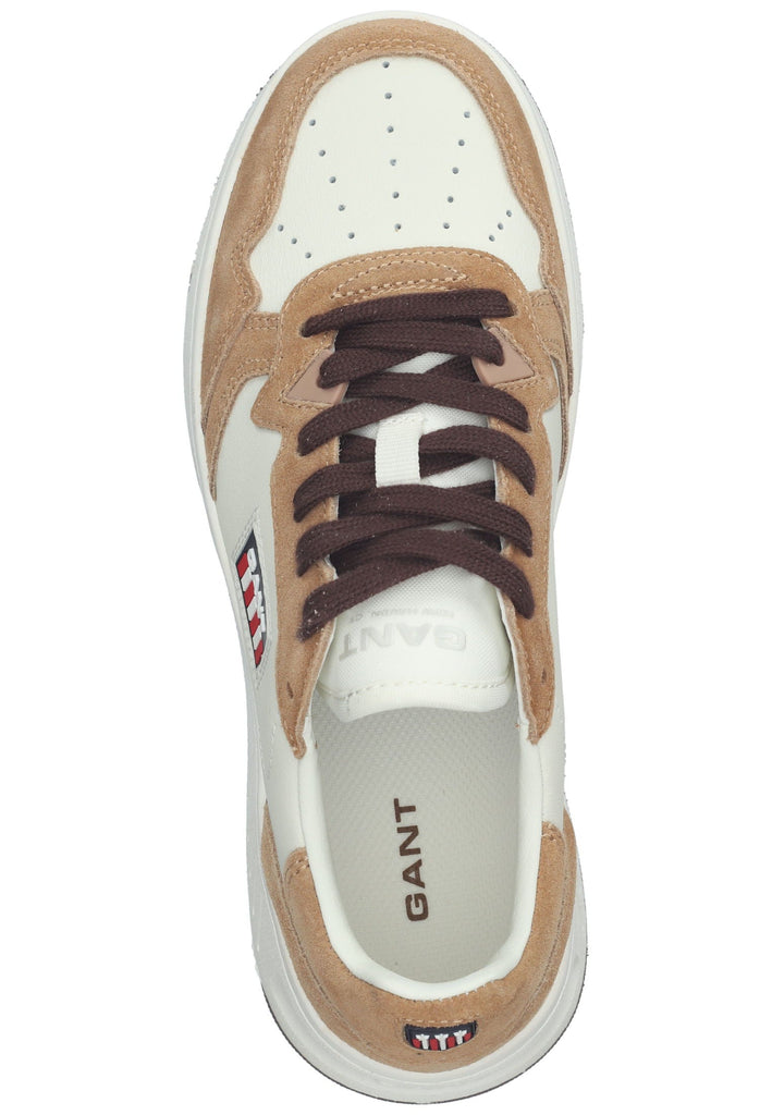 GANT Sneaker Veloursleder Beige/Weiß