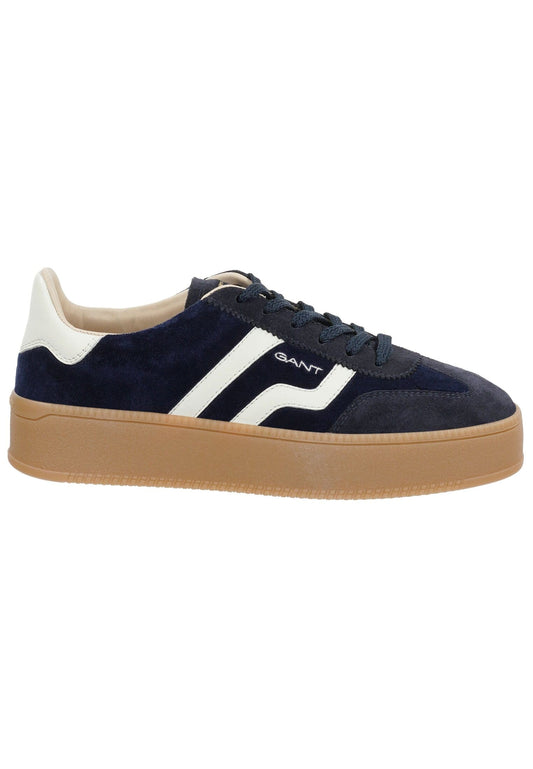 GANT Sneaker Veloursleder Blau/Weiß