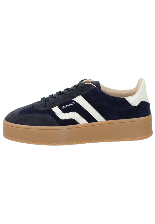 GANT Sneaker Veloursleder Blau/Weiß