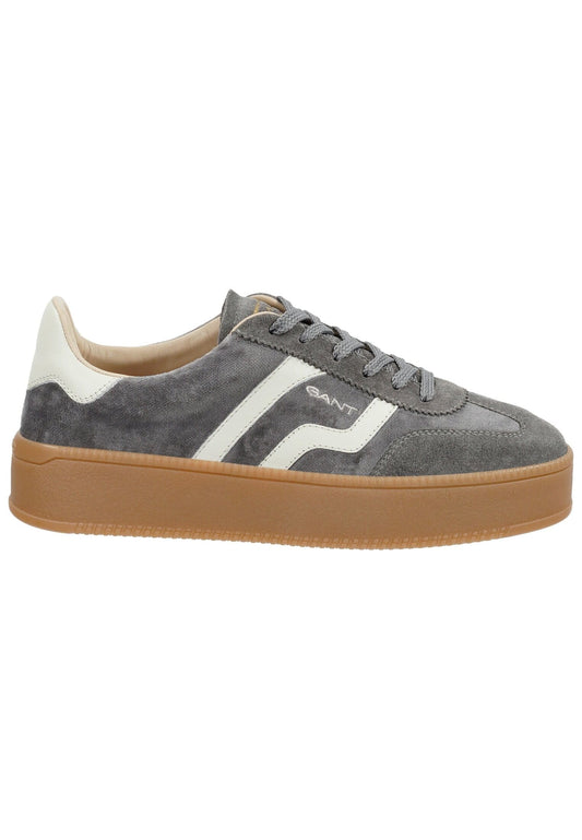 GANT Sneaker Veloursleder Grau/Weiß