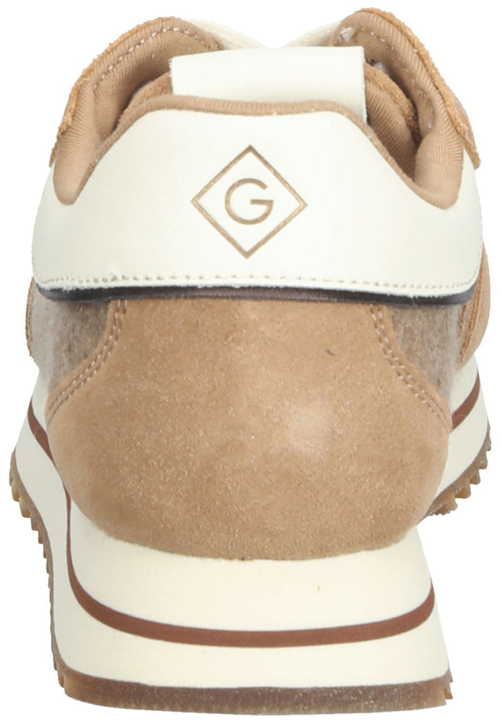 GANT Sneaker Veloursleder/Mesh Dunkelbraun/Beige