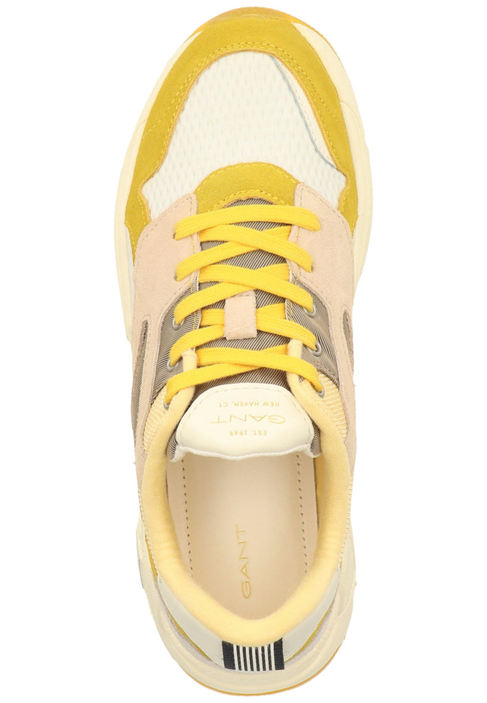 GANT Sneaker Veloursleder/Textil Beige/Gelb