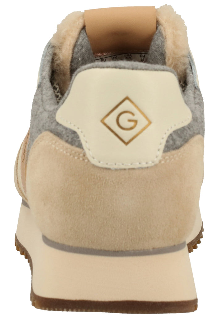 GANT Sneaker Veloursleder/Textil Beige/Grau