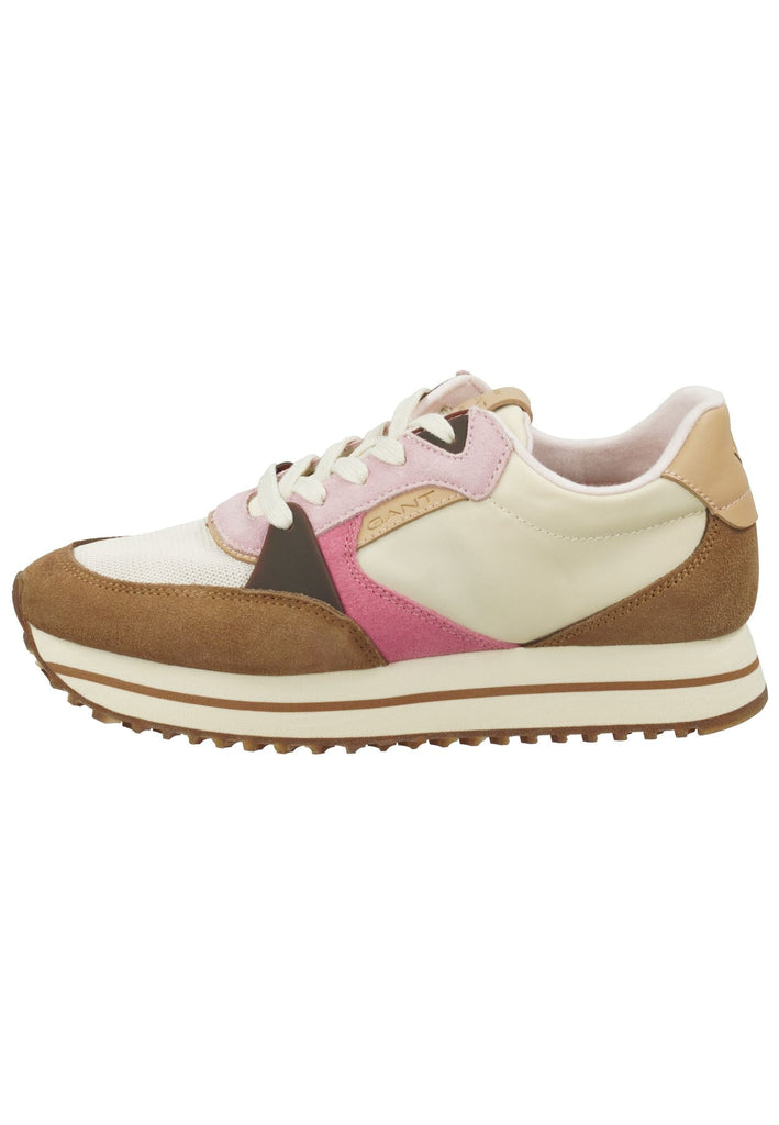 GANT Sneaker Veloursleder/Textil Braun/Rosa