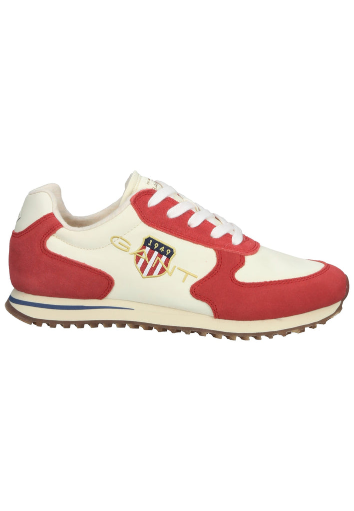 GANT Sneaker Veloursleder/Textil Rot/Weiß