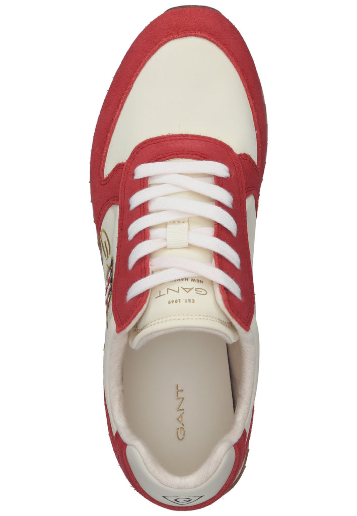 GANT Sneaker Veloursleder/Textil Rot/Weiß