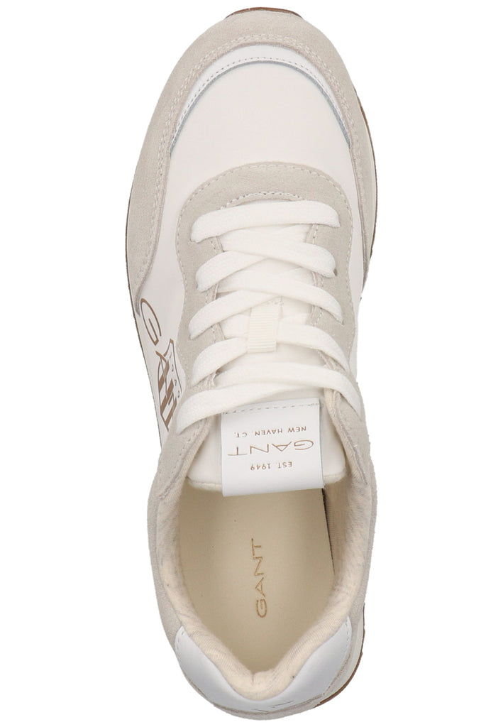 GANT Sneaker Veloursleder/Textil Weiß kombi