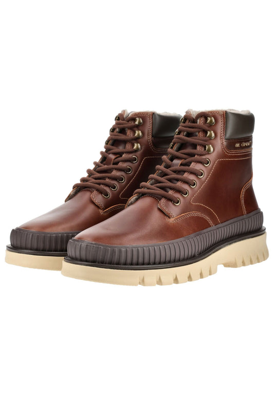GANT Stiefelette Glattleder Cognac Warmfutter