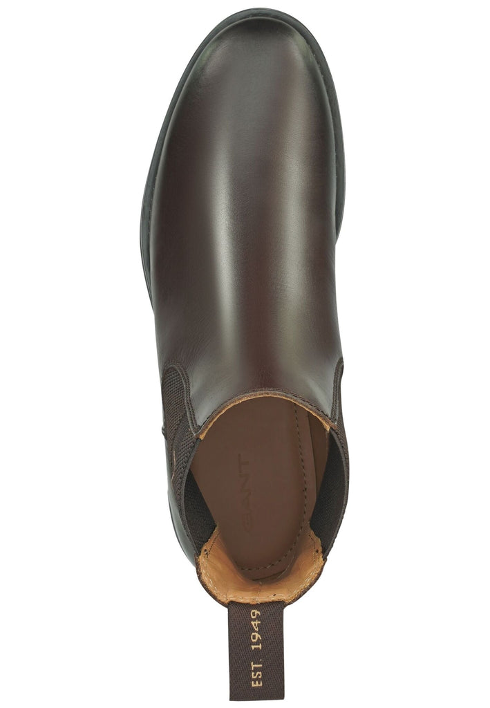 GANT Stiefelette Glattleder Dunkelbraun
