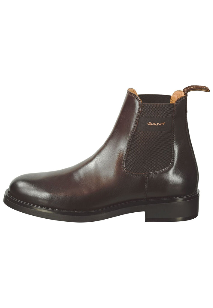 GANT Stiefelette Glattleder Dunkelbraun