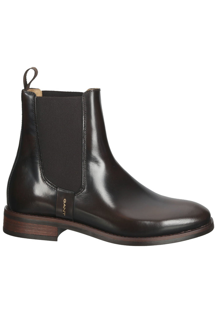 GANT Stiefelette Glattleder Dunkelbraun