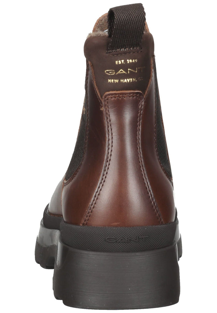 GANT Stiefelette Leder Dunkelbraun