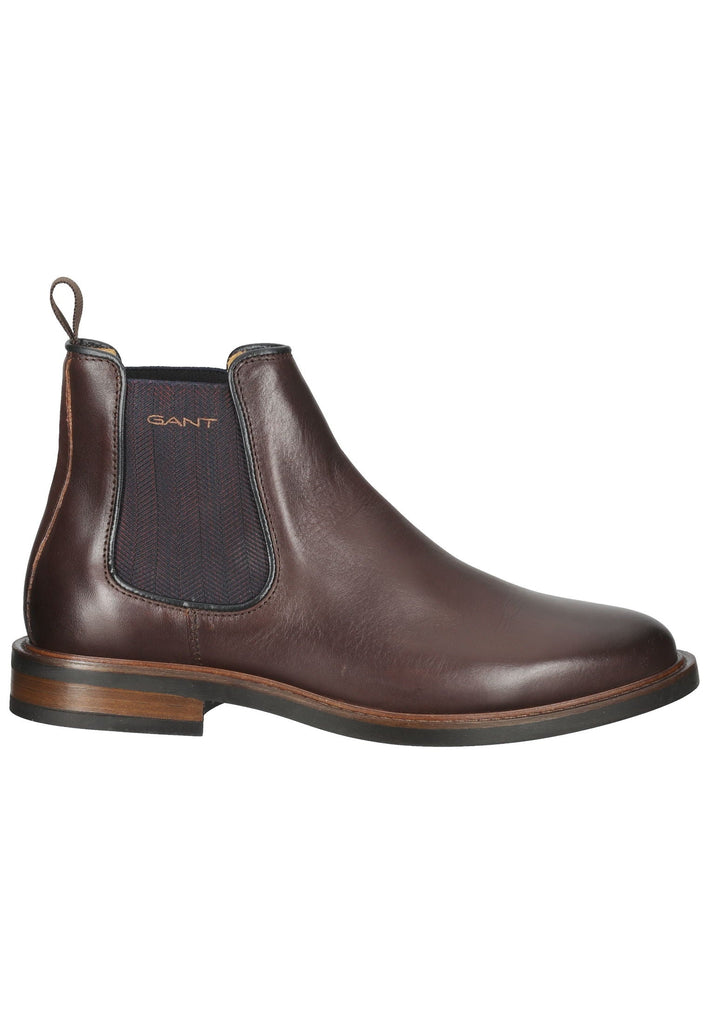 GANT Stiefelette Leder Dunkelbraun