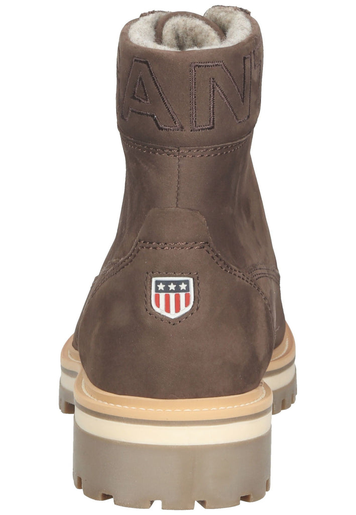 GANT Stiefelette Leder Dunkelbraun Warmfutter