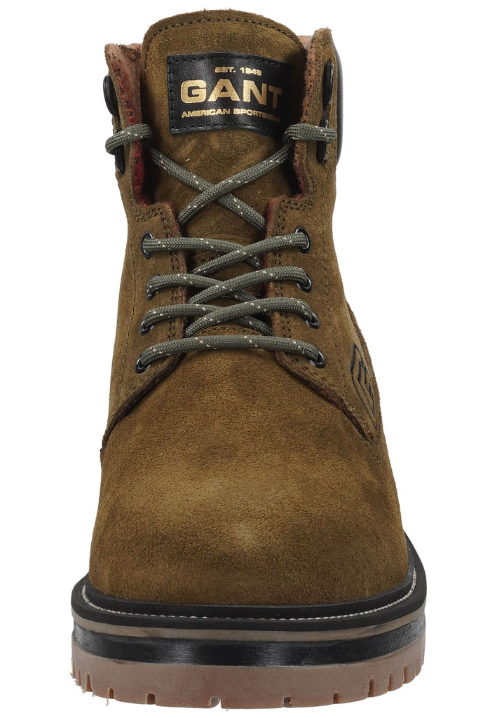 GANT Stiefelette Leder Dunkelgrün Warmfutter