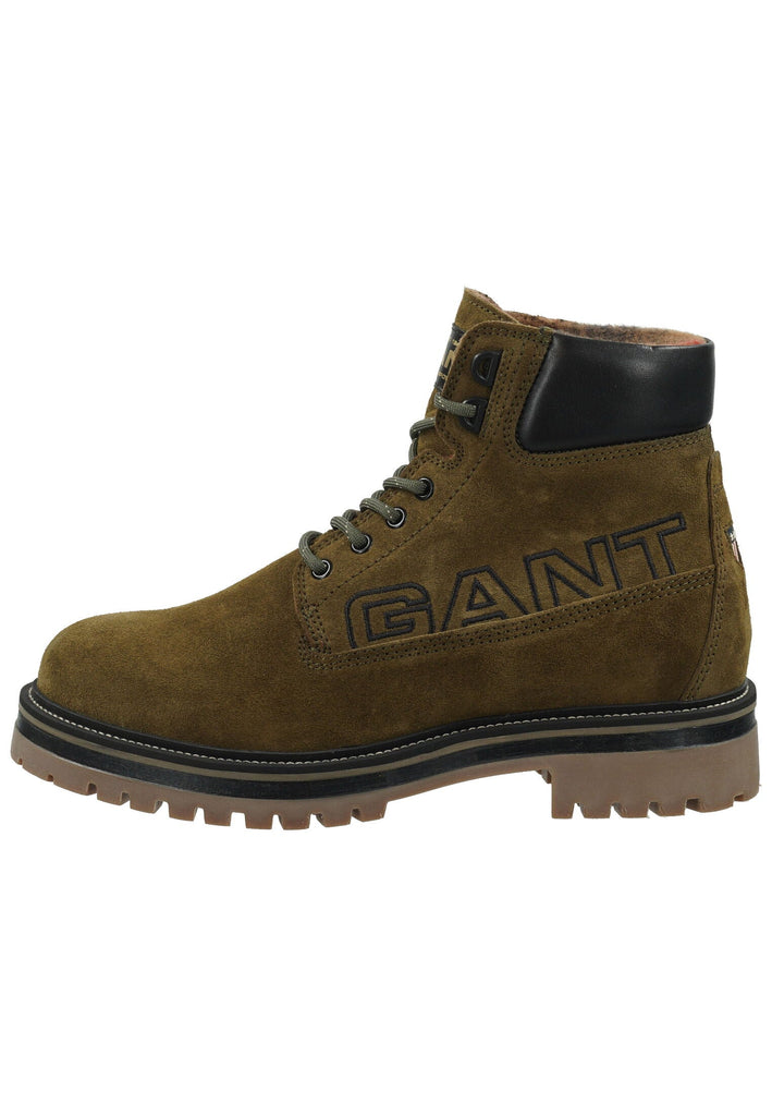 GANT Stiefelette Leder Dunkelgrün Warmfutter