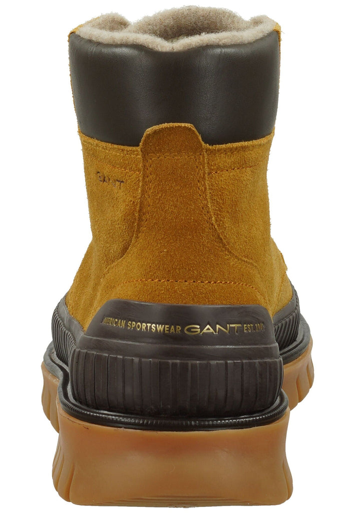 GANT Stiefelette Leder Gelb Warmfutter