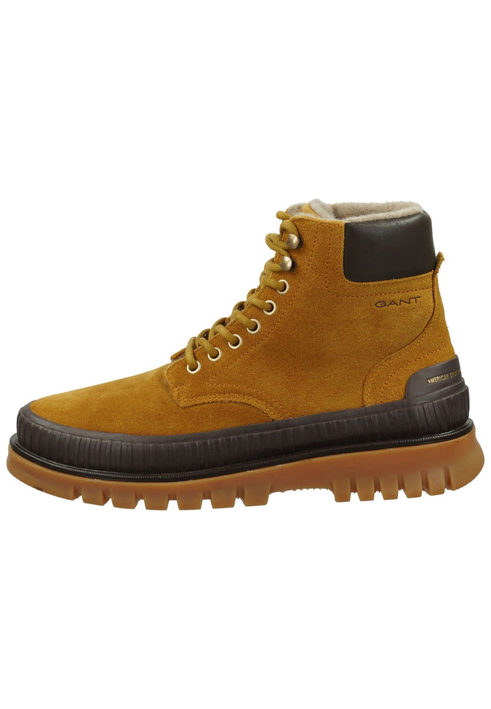 GANT Stiefelette Leder Gelb Warmfutter